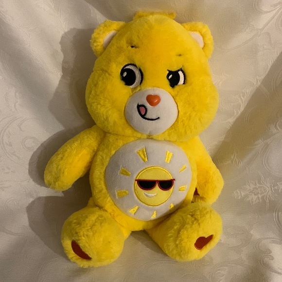 Yellow Funshine Care Bear 14 inches tall - Picture 6 of 6